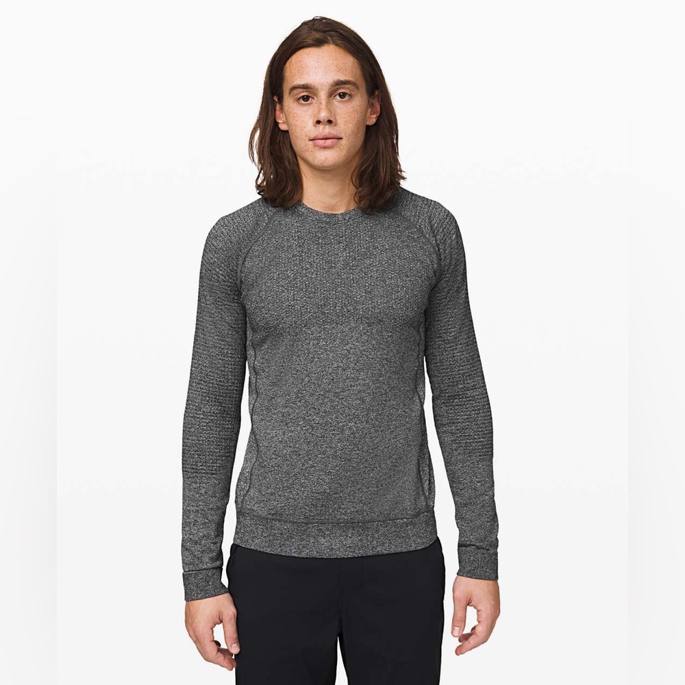 Lululemon Men's Engineered Warmth Long Sleeve Merino Wool Crewneck Size Small